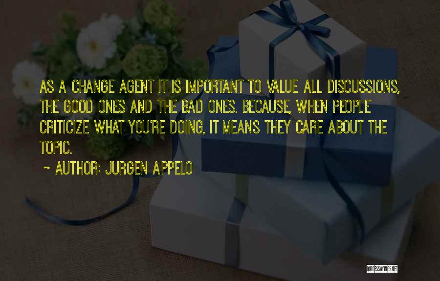 Change Agent Quotes By Jurgen Appelo