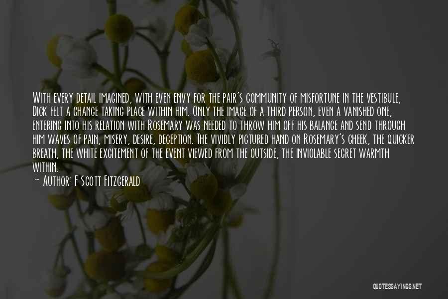 Change And Balance Quotes By F Scott Fitzgerald