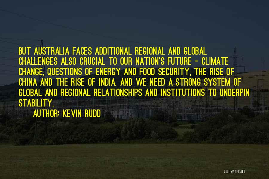 Change And Challenges Quotes By Kevin Rudd