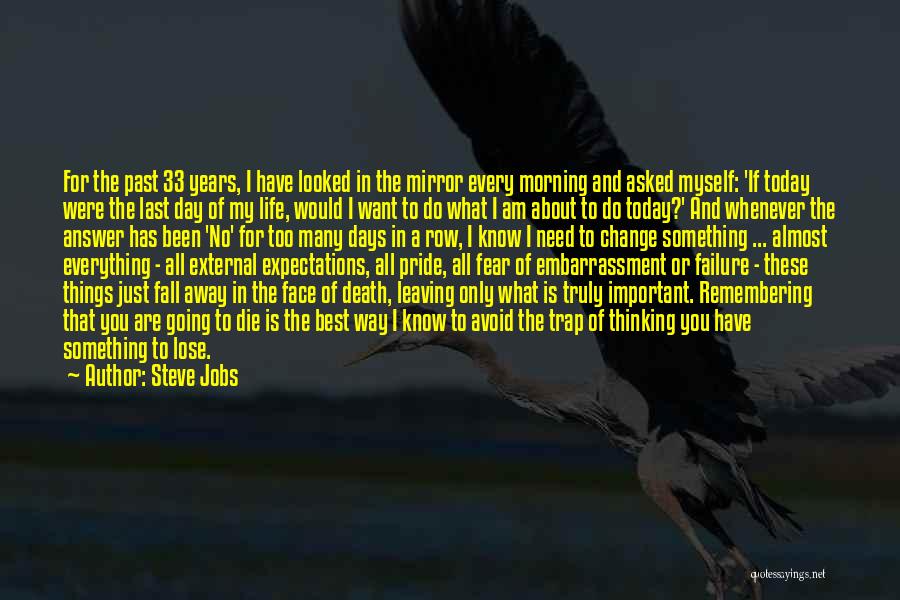 Change And Death Quotes By Steve Jobs