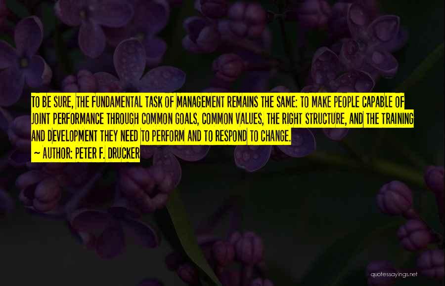 Change And Development Quotes By Peter F. Drucker