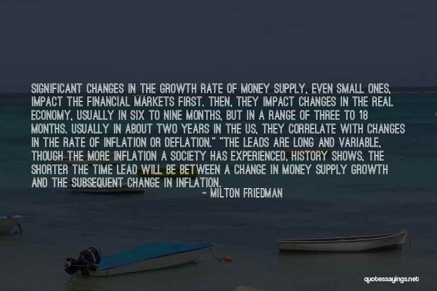 Change And Growth Quotes By Milton Friedman