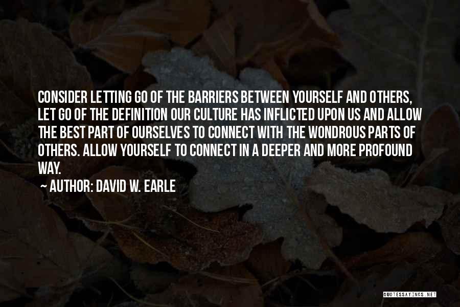 Change And Letting Go Quotes By David W. Earle