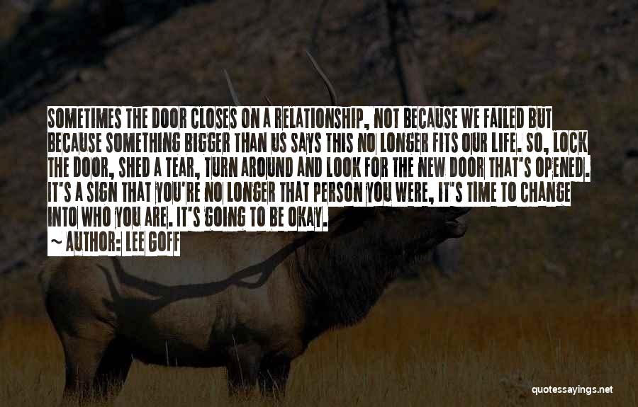Change And Letting Go Quotes By Lee Goff