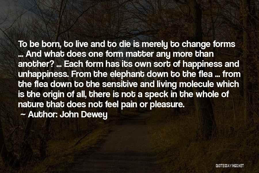 Change And Pain Quotes By John Dewey