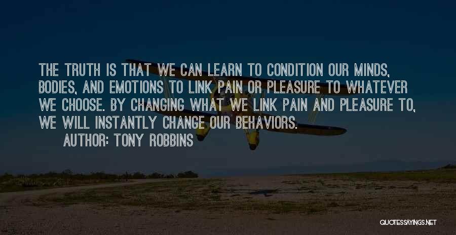Change And Pain Quotes By Tony Robbins