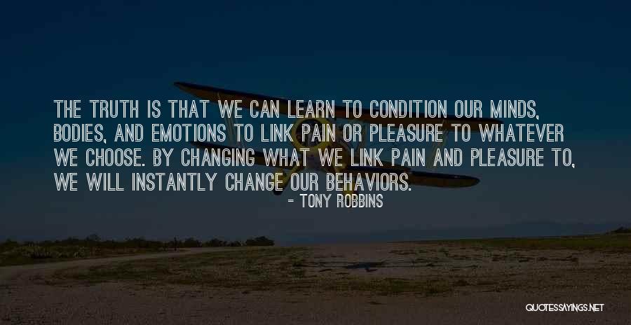 Change And Pain Quotes By Tony Robbins