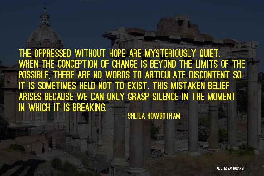 Change Breaking Up Quotes By Sheila Rowbotham