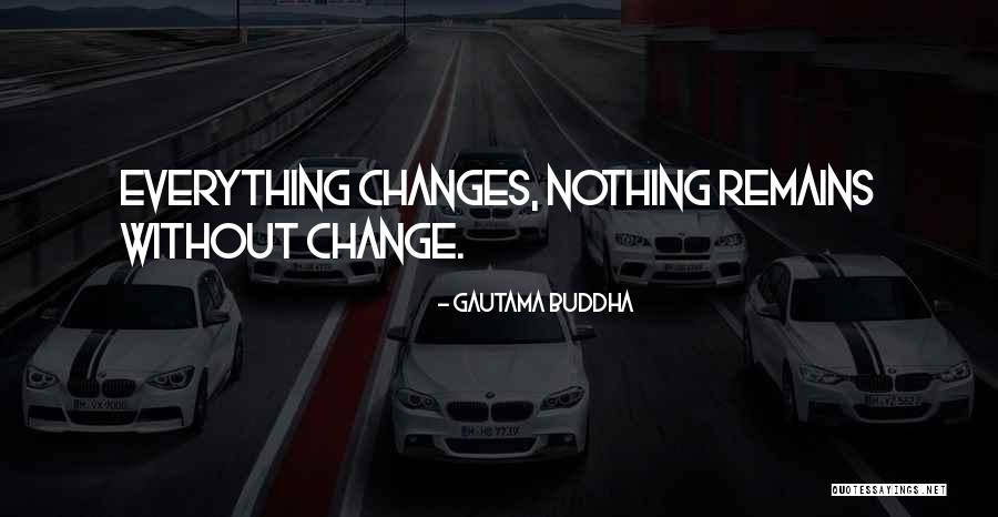 Change Buddha Quotes By Gautama Buddha