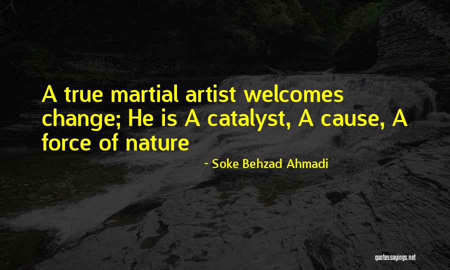 Change Catalyst Quotes By Soke Behzad Ahmadi Change Catalyst Quotes By Soke Behzad Ahmadi