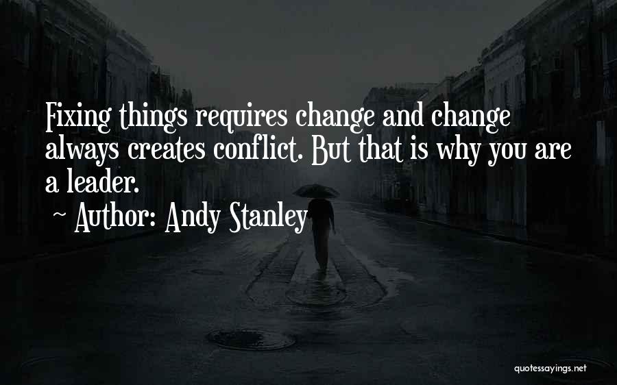 Change Comes From Within Quotes By Andy Stanley