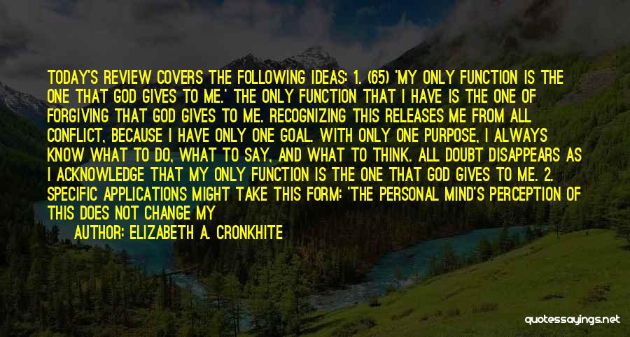 Change Covers Quotes By Elizabeth A. Cronkhite