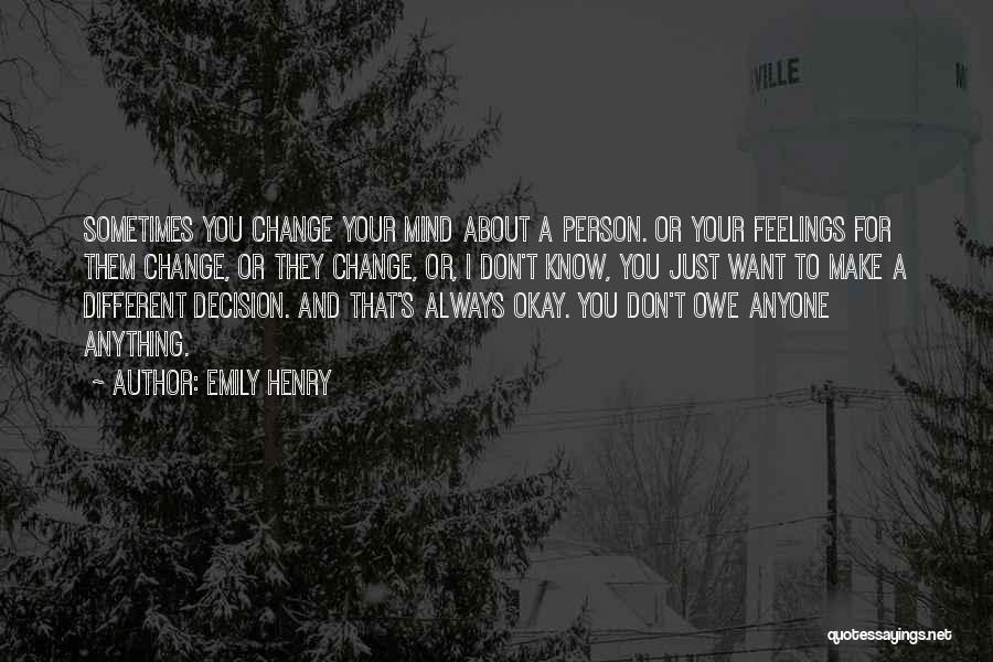 Change Different Person Quotes By Emily Henry