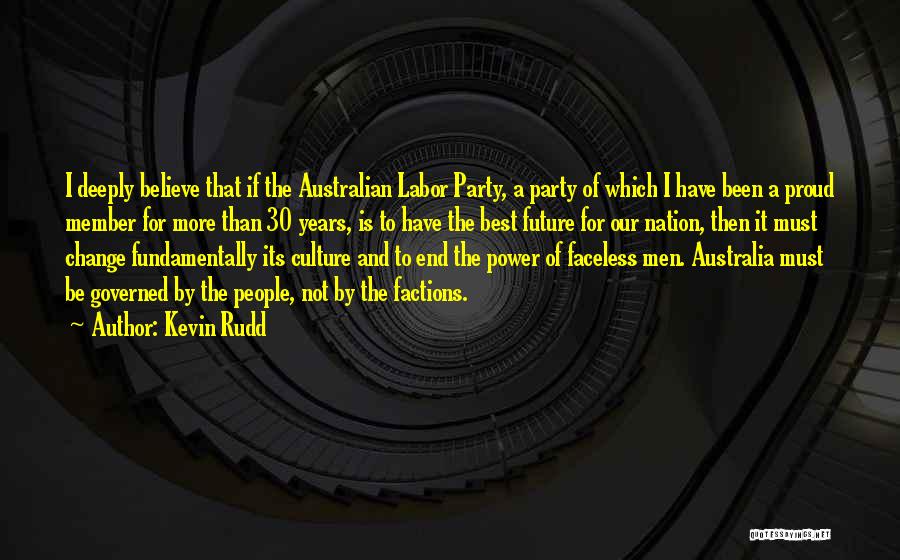 Change For Future Quotes By Kevin Rudd