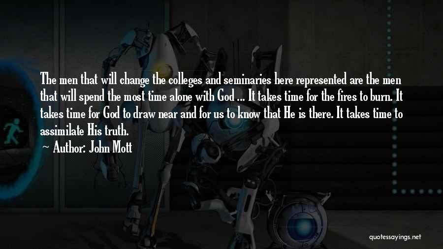 Change For God Quotes By John Mott
