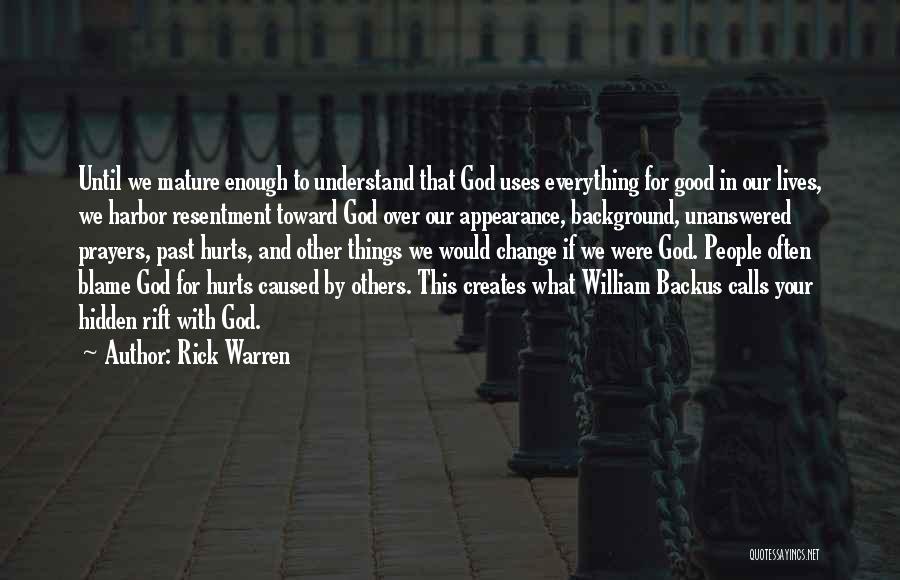 Change For Good Quotes By Rick Warren