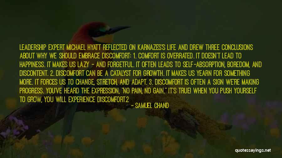 Change For Growth Quotes By Samuel Chand