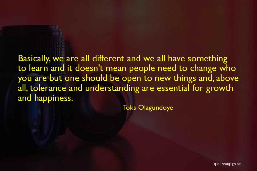 Change For Growth Quotes By Toks Olagundoye