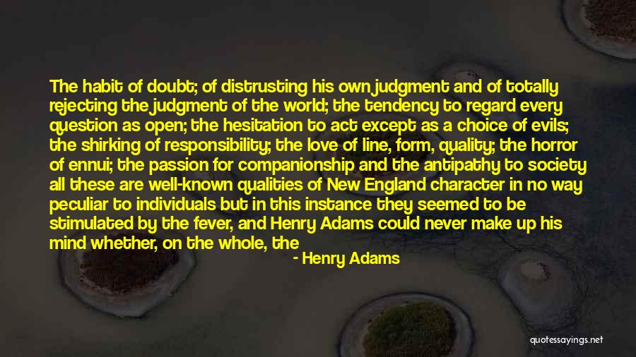 Change For Love Quotes By Henry Adams