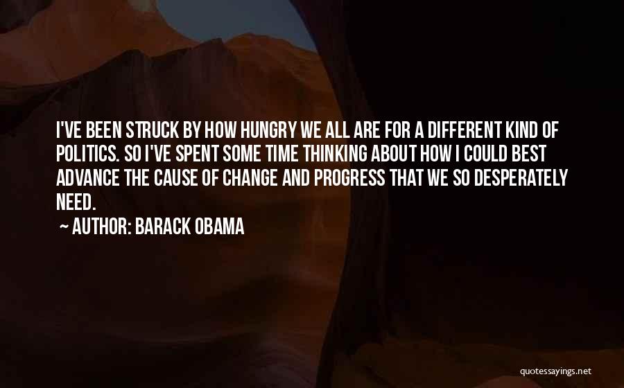Change For Progress Quotes By Barack Obama