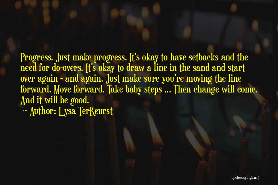 Change For Progress Quotes By Lysa TerKeurst