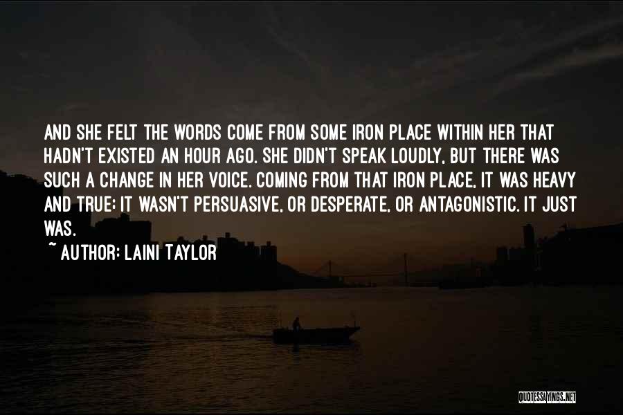 Change From Within Quotes By Laini Taylor