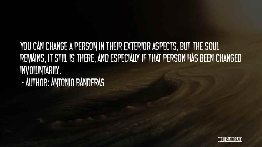 Change In A Person Quotes By Antonio Banderas