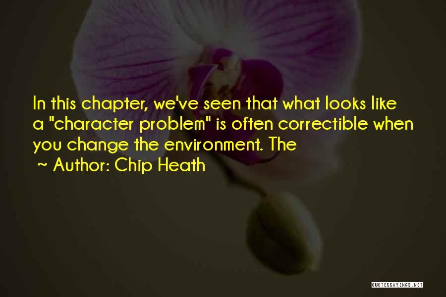 Change In Character Quotes By Chip Heath