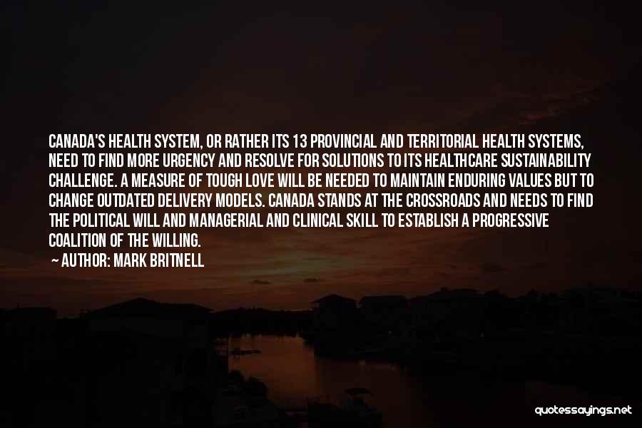 Change In Healthcare Quotes By Mark Britnell