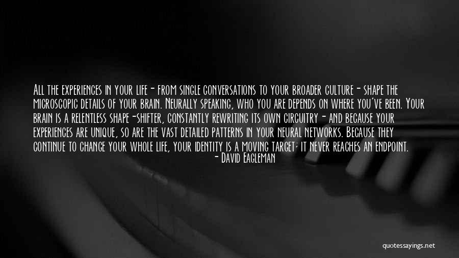 Change In Life And Moving On Quotes By David Eagleman Change In Life And Moving On Quotes By David Eagleman