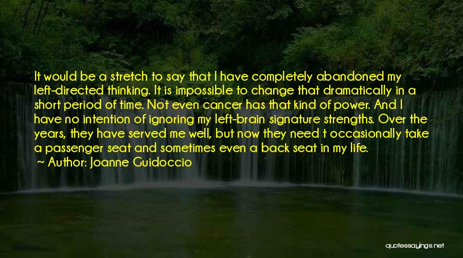 Change In Life Short Quotes By Joanne Guidoccio
