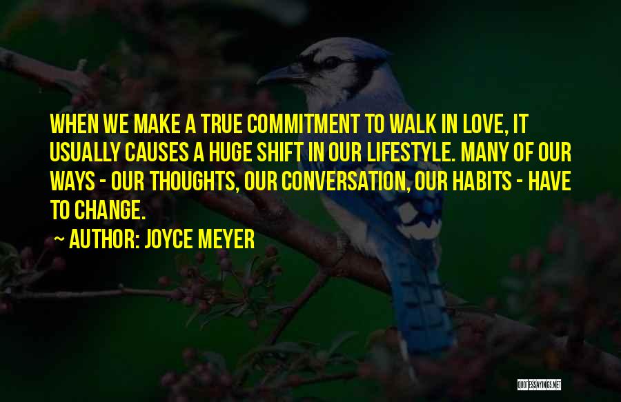 Change In Lifestyle Quotes By Joyce Meyer