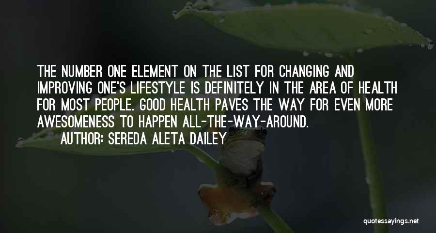 Change In Lifestyle Quotes By Sereda Aleta Dailey