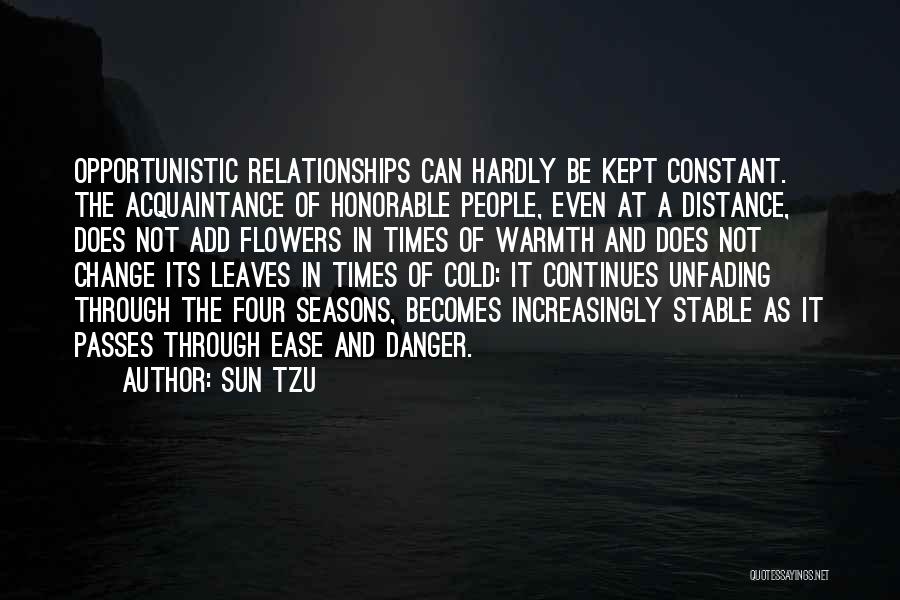Change In Relationships Quotes By Sun Tzu
