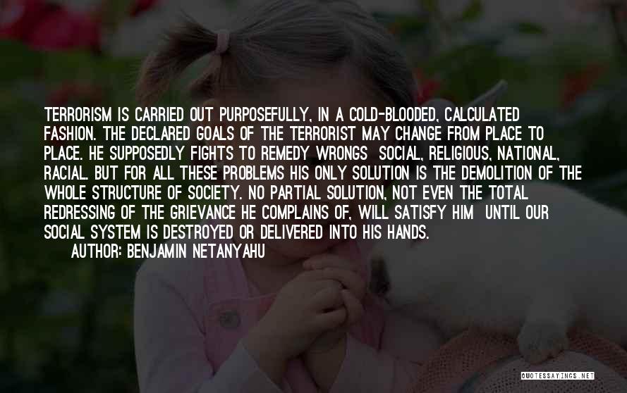Change In Society Quotes By Benjamin Netanyahu