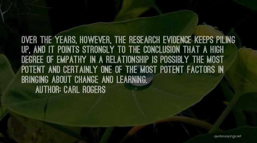 Change In The Relationship Quotes By Carl Rogers