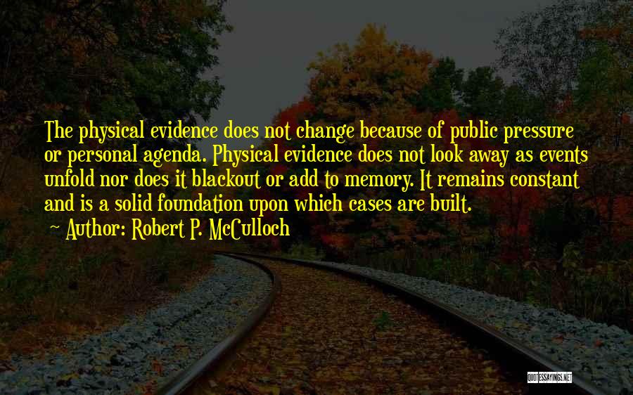 Change Is Constant Quotes By Robert P. McCulloch