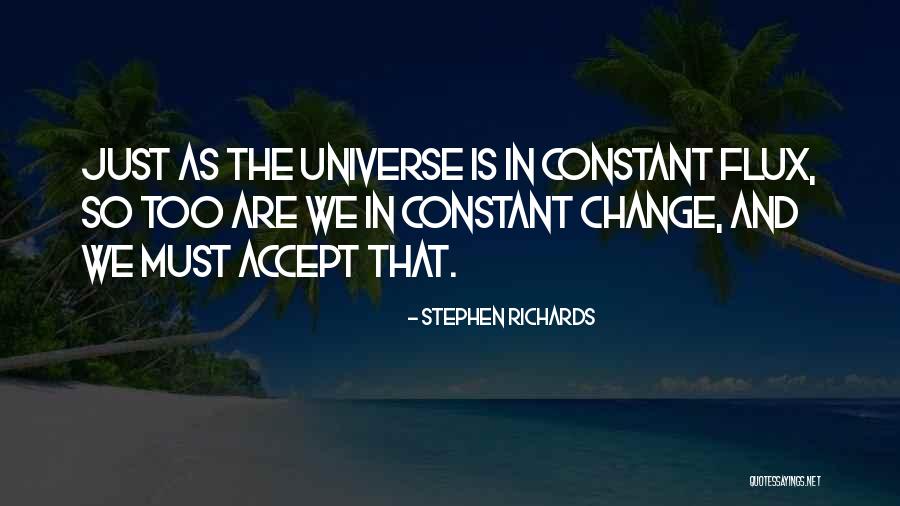 Change Is Constant Quotes By Stephen Richards