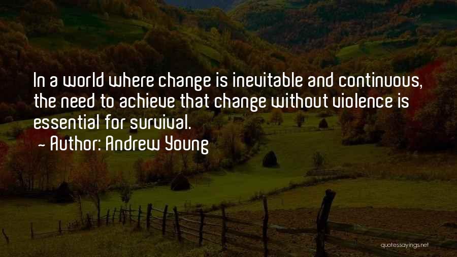 Change Is Essential Quotes By Andrew Young