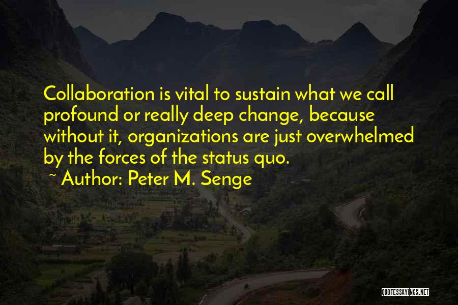 Change Is Vital Quotes By Peter M. Senge