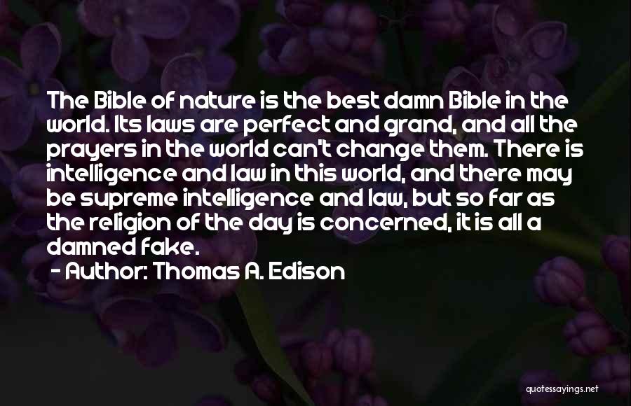 Change Law Nature Quotes By Thomas A. Edison