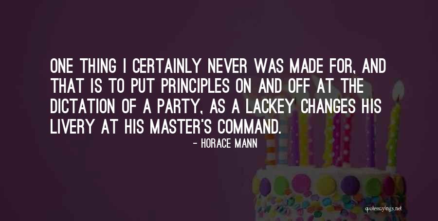 Change Of Command Quotes By Horace Mann