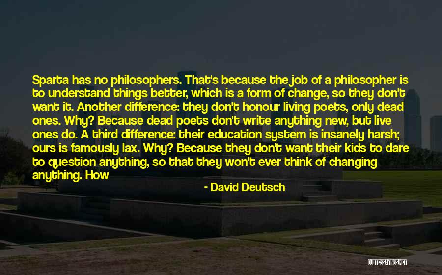 Change Of Job Quotes By David Deutsch