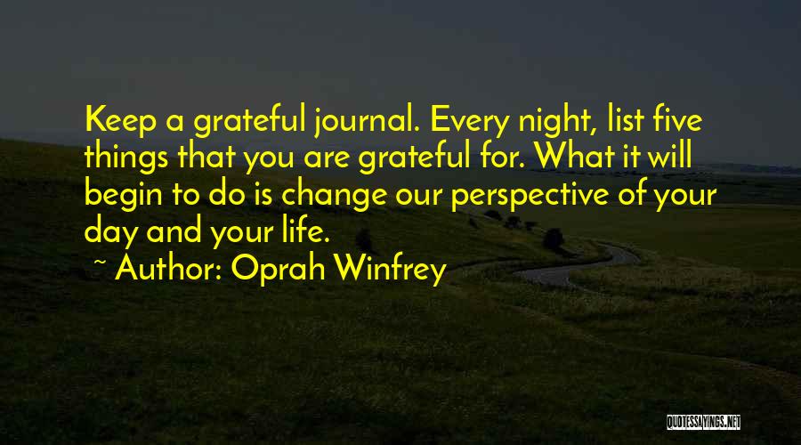Change Of Perspective Quotes By Oprah Winfrey