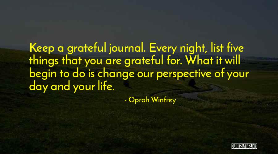 Change Of Perspective Quotes By Oprah Winfrey