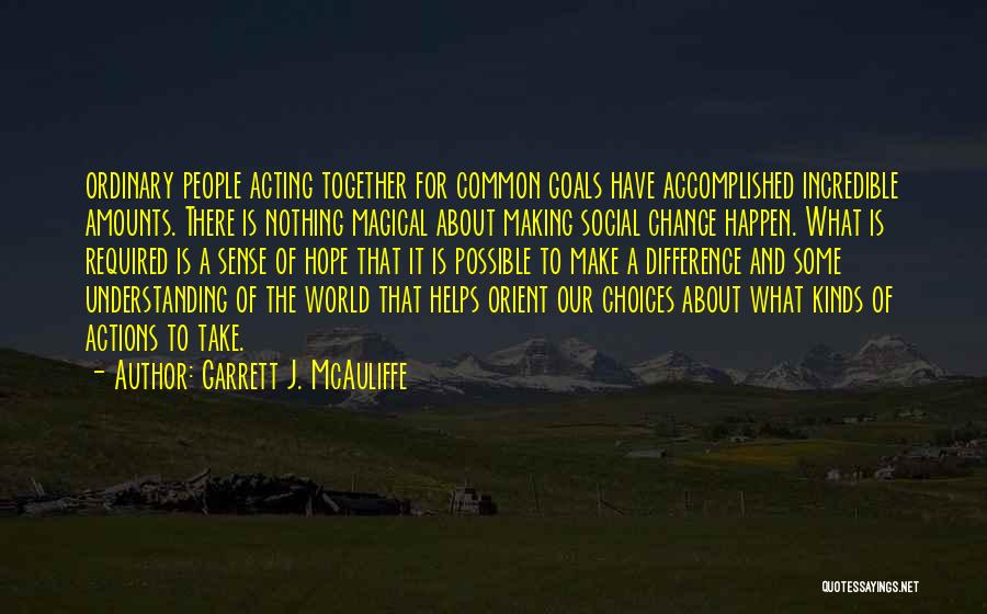 Change Required Quotes By Garrett J. McAuliffe