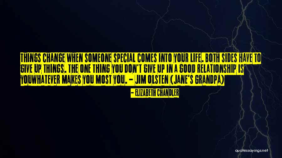 Change Someone's Life Quotes By Elizabeth Chandler Change Someone's Life Quotes By Elizabeth Chandler
