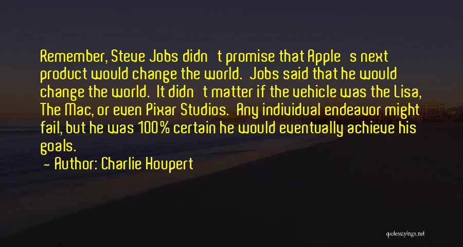 Change Steve Jobs Quotes By Charlie Houpert