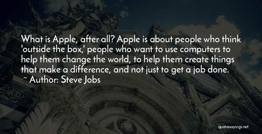 Change Steve Jobs Quotes By Steve Jobs