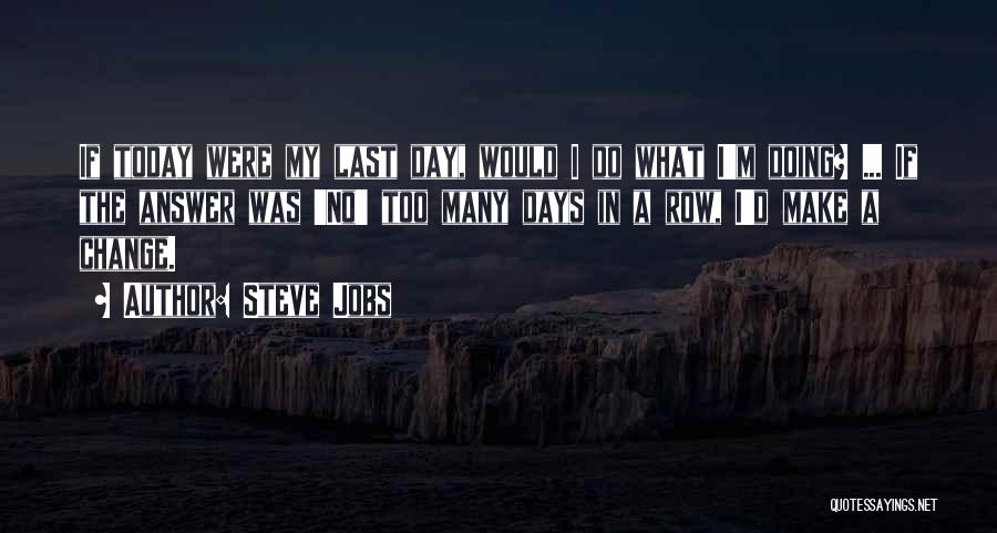 Change Steve Jobs Quotes By Steve Jobs